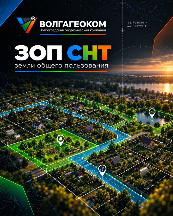 Земли общего пользования СНТ